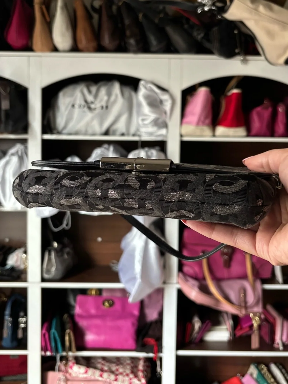 ⛓️‍💥⛓️🖤Y2K Kristin Optic Chainlink Art Large Wristlet Mini Bag & Wallet
